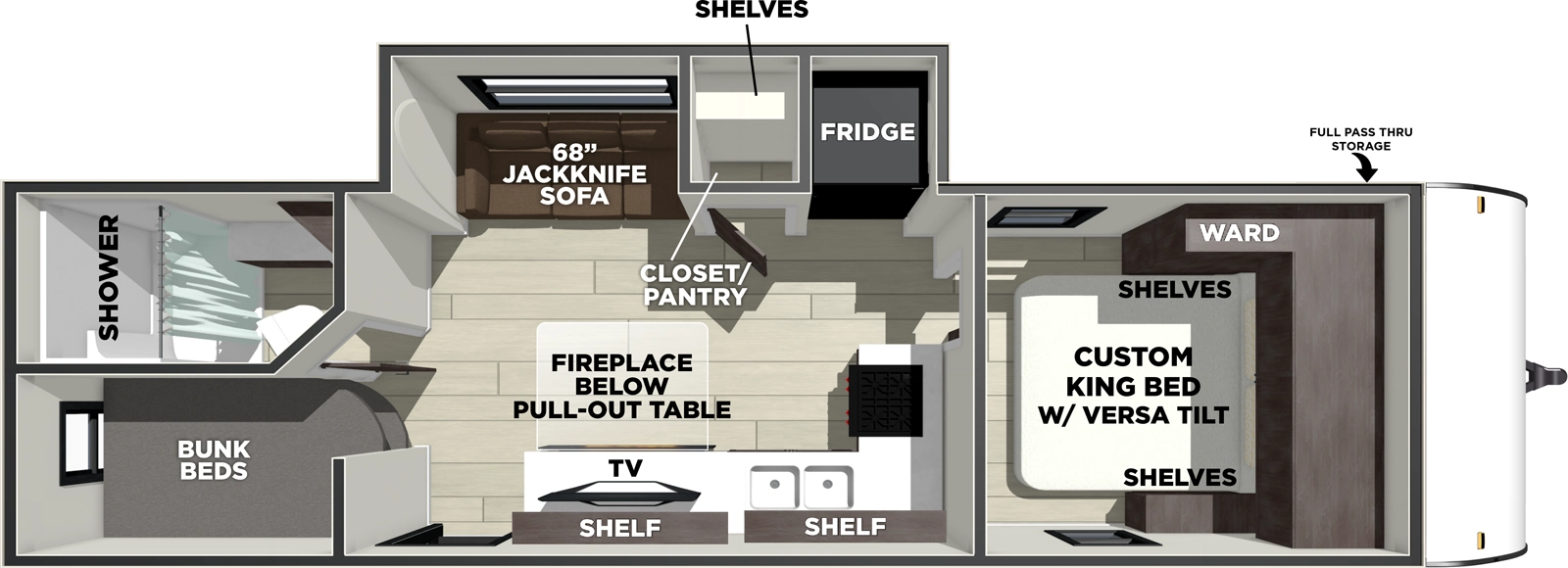 Salem 260ICE Floorplan